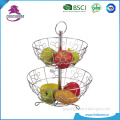 Chrome Double Tier Fruit Vegetables Basket Rack SC-4030